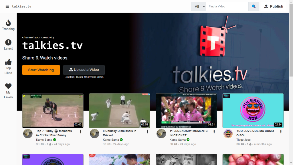 Talkies.Tv Platform